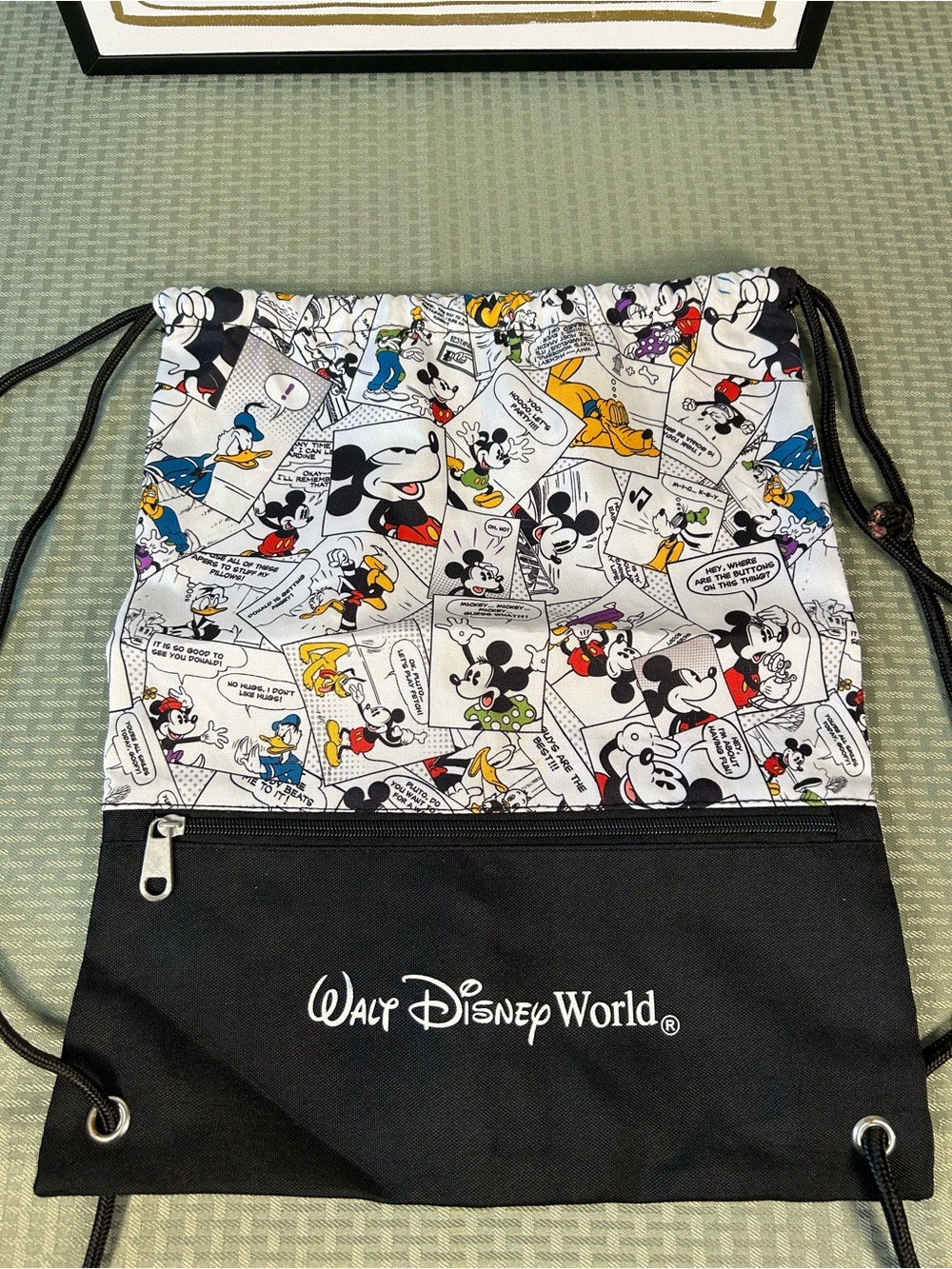 Disney Comic Drawstring Backpack-NWOT 😍❤️‍🔥